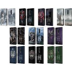 Anne Stokes Personalised Leather Book Wallet Case