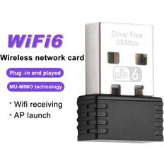 Naierhg Sold by: Naierhg, Naierhg USB Wireless Network Card Driver-Free 300Mbp/s Wireless Wi-Fi Adapter 802.11ac Wi-Fi Signal Receiver Launcher