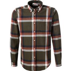 Barbour Gröna Överdelar Barbour Folley Tailored Fit Olive - Grön