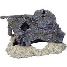 HUGO tank wreck 18x12x12cm aquarium fish tank ornament