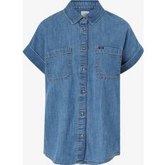 Lee Skjorter Lee Short Loose Utility Shirt Gravity Waves