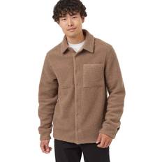 Tentree Reversible Recycled Boucle Fleece Shacket sommarjacka Fossil-2764