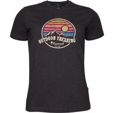 Oberteile Pinewood Finnveden Recycled Outdoor T-Shirt - D.Anthracite Melange