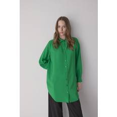 Acryl Blusen DeFacto Damen Z2038AZ Tunic Shirt, Green