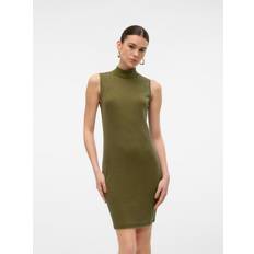 Knielanges Kleid Kleider Vero Moda Kleid 'VMJANE' oliv