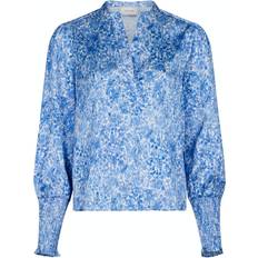 Neo Noir Landa Blooming Dot Blouse - Blue