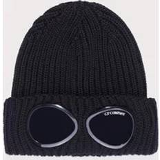 CP COMPANY Headgear CP COMPANY Men's Extrafine Merino Knit Goggle Beanie Black ONE