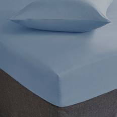 Fogarty Soft Touch Fitted Bed Sheet Blue (190x90cm)