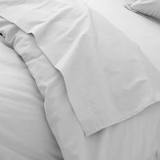 The Edited Life Organic Cotton Flat Bed Sheet Grey