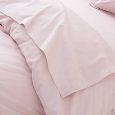 The Edited Life Organic Cotton Flat Blush Bed Sheet Pink