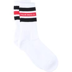 Fat Stripe Socks - White