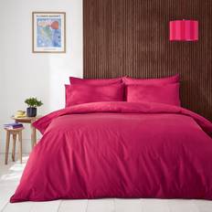 Elements Pure Cotton Magenta Duvet Cover Pink (260x220cm)