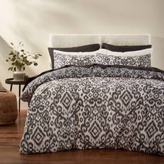 Dunelm Hao Aztec Duvet Cover Black (220x220cm)