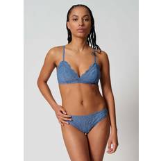 Blau - Damen Unterwäschesets Skiny Bustier be denim