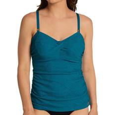 Tankinis Fantasie Ottawa Twist Underwire Tankini Top Petrol 32DD