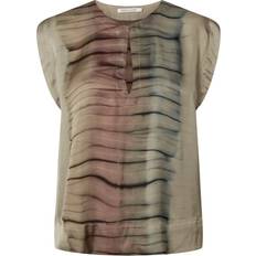 Rabens Saloner Tøj Rabens Saloner Rosalyn Toppe & T-Shirts W24181114 Grey Combo MEDIUM