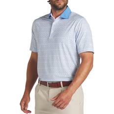 Puma Clothing Puma Mens X AP MATTR Iced Tea Golf Polo 62394804 Blue Skies