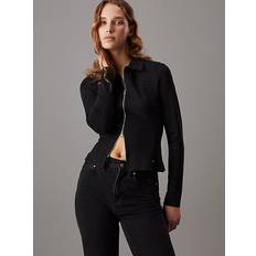 Calvin Klein Femme Chemisiers Calvin Klein Cardigan Jeans Woman Black