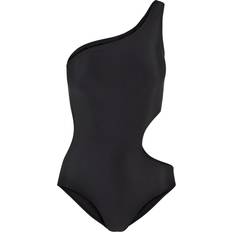 Urban Classics Baddräkter Urban Classics Baddräkt Asymmetric Cut Out Swimmsuit för Dam svart