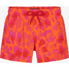 Boys Swim Shorts Children's Clothing Vilebrequin Boys Orange & Pink Abstract Swim Shorts 14 year