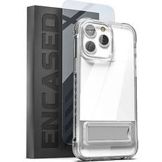 Encased Envio gratis funda para iphone 14 pro max kickstand transparente no amarillea Clear