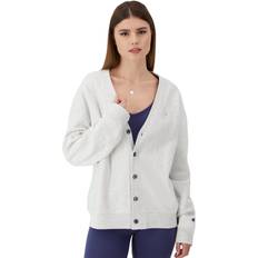 3XL - Unisex Cardigans Champion Reverse Weave Cardigan Silver Grey Unisex