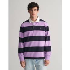 Purple - Stripes Tops Gant Men Shield Barstriped Heavy Rugger