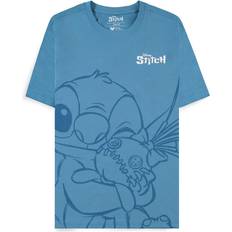 Turquoise - Women T-shirts Difuzed Hugging Stitch T-Shirt - Blue