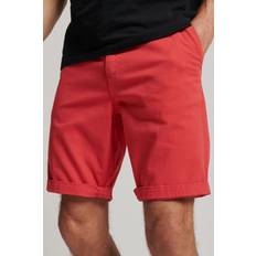 Homme - Rose Pantalons & Shorts Superdry Officer Chinoshorts - Rose