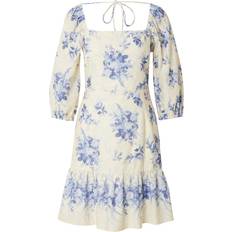 Twinset Kort Blommig Linneklänning Dam