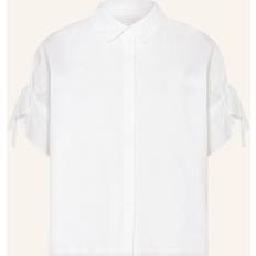 Rich & Royal Blouse Details Sustainable, White Pasform: Regular Fit