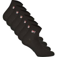 Fila quarter socken unisex, paar kurzsocken, sport, logo-bund, uni, 35-46. Schwarz 39-42