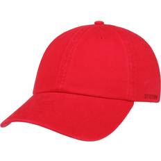 Röda Kepsar Stetson Rector Baseball Cap Cotton Red One 5560 cm