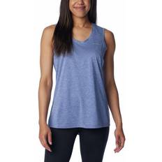 Columbia Women Tank Tops Columbia Women's Hike Tank Blue