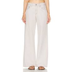 Pink - Woman Jeans Agolde Clara Wide Leg - Pink