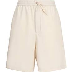 Emporio Armani White Shorts Emporio Armani Ivory Bermuda Shorts White