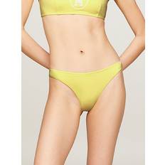 Yellow Bikini Bottoms Tommy Hilfiger TH Monogram Stamp Brazilian Bikini Bottoms YELLOW TULIP