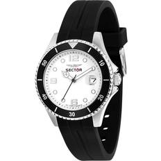 Sector No Limits 230 Silicone Strap White Dial Quartz R3251161057 100M Men's Watch