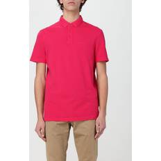 Rosa Polos Armani Exchange Polo Shirt Men - Fuchsia