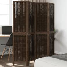 Brune Romavdelere vidaXL 4 Room Divider