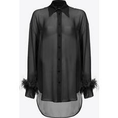 XXL Chemisiers Pinko Chemise Longue Shirt - Black