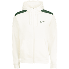 Beige - Bomull - Herr Jackor Nike Sportswear Fleece Full Zip Hoodie, huvtröja, herr