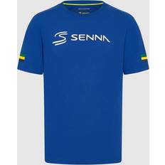 Ayrton Senna Stripe T-shirt 2024 Ayrton Senna Navy