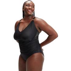 Guld Badetøj Speedo Women's Plus Shaping V Neck Swimsuit Black