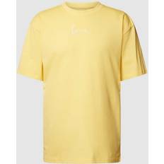 Karl Kani Essential Bomull T-shirt - Gul Crew Neck