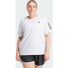 Adidas Women T-shirts Adidas Women's Own The Run T-Shirt Plus Size White 3X