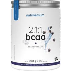 Svartvinbär Aminosyror Nutriversum 2:1:1 BCAA Blackcurrant 360g