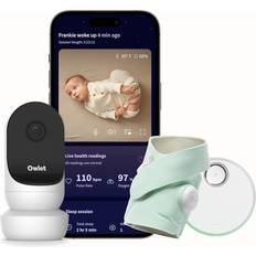 Owlet Dream Duo 2 Smart Baby Monitor 1080p HD Video Baby Monitor with Dream Sock Baby Foot Monitor and Sensor Tracks Heartbeat and Oxygen Levels in Infants and Newborns