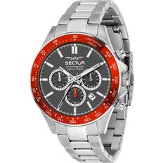Sector No Limits 230 Chronograph Stainless Steel Grey Dial Quartz 100M Men's Watch