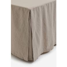 Bomuld - Grå Sengekapper H&M Dobbelt/kingsize Sengekappe Grå, Beige (200x180cm)
